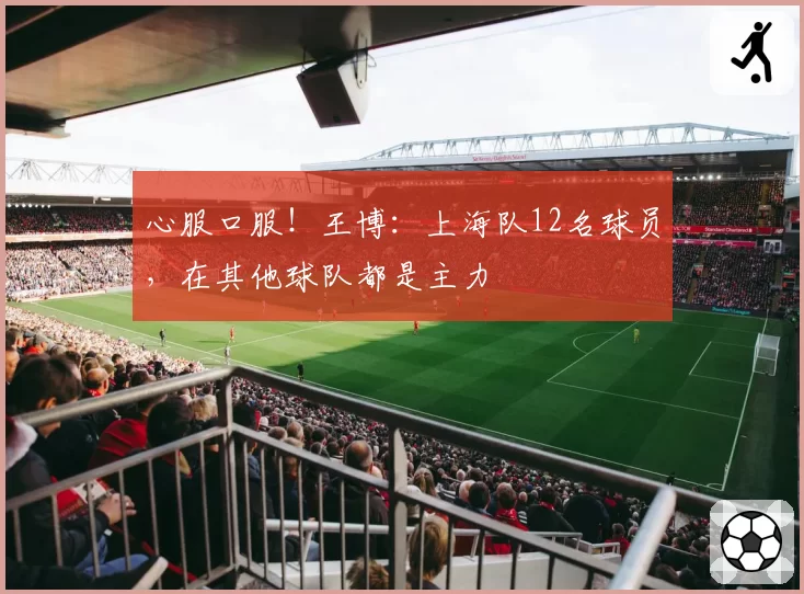 心服口服！王博：上海队12名球员，在其他球队都是主力