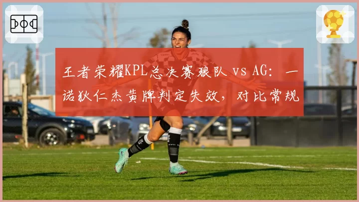 王者荣耀KPL总决赛狼队 vs AG：一诺狄仁杰黄牌判定失效，对比常规赛花海类似bug秒处理